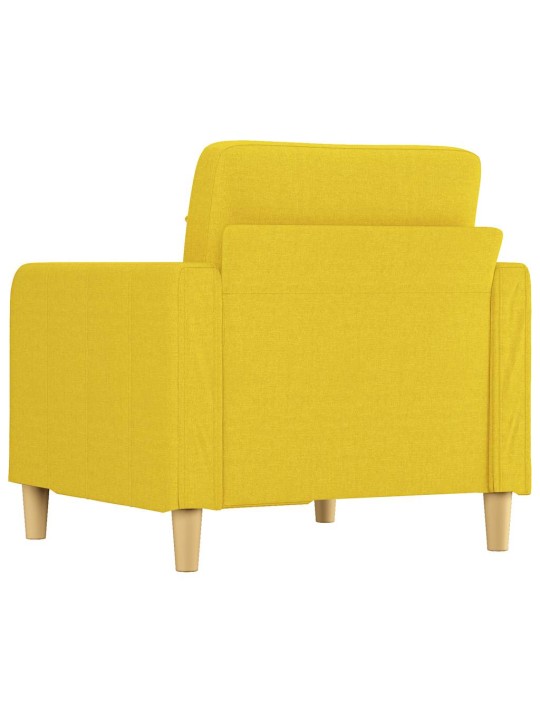 Křeslo světle žluté 60 cm textil