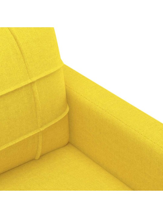 Křeslo světle žluté 60 cm textil