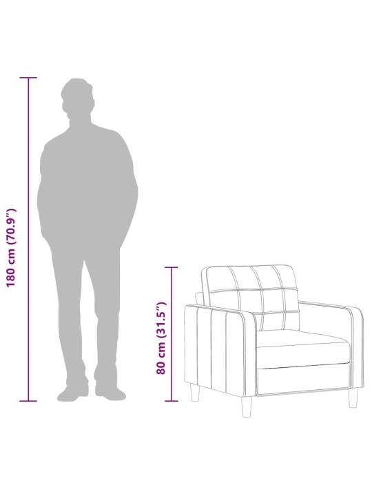 Křeslo světle žluté 60 cm textil