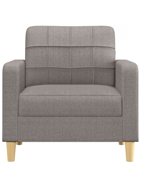 Křeslo taupe 60 cm textil
