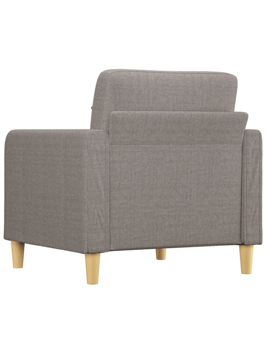 Křeslo taupe 60 cm textil