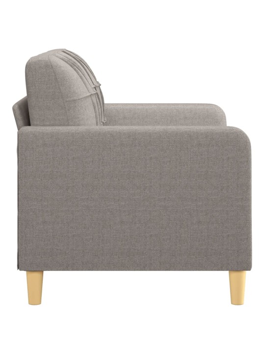 2místná pohovka taupe 120 cm textil