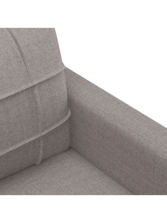 2místná pohovka taupe 120 cm textil