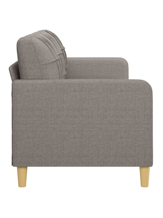 3místná pohovka taupe 180 cm textil