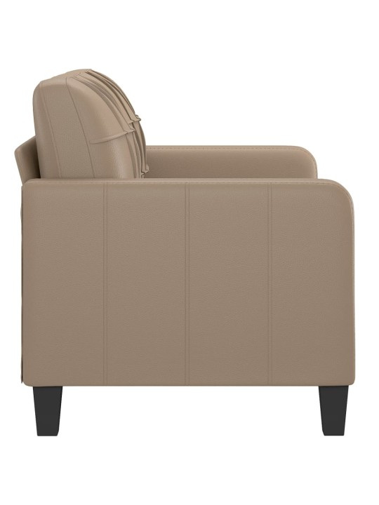 2místná pohovka cappuccino 120 cm umělá kůže