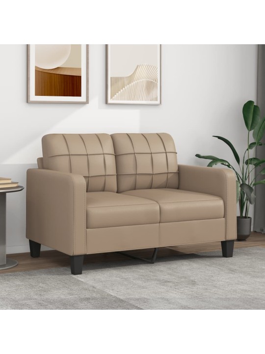 2místná pohovka cappuccino 120 cm umělá kůže