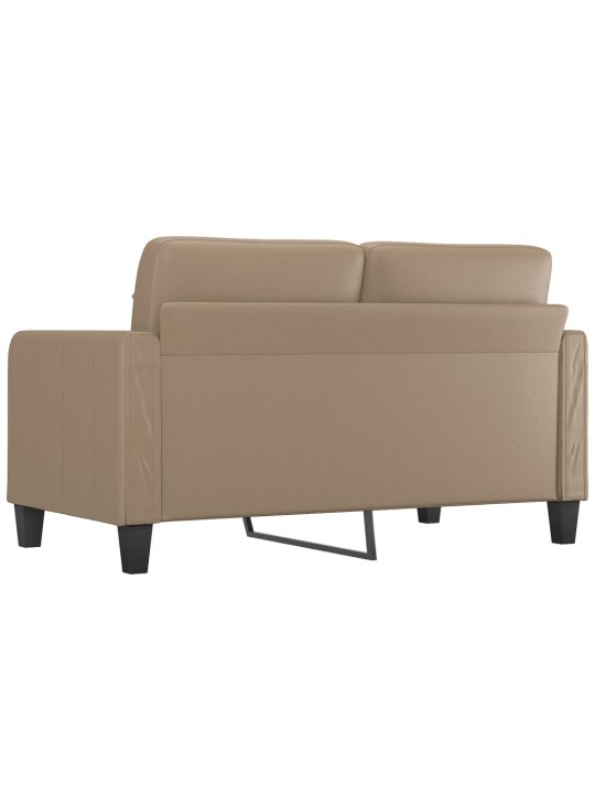 2místná pohovka cappuccino 140 cm umělá kůže