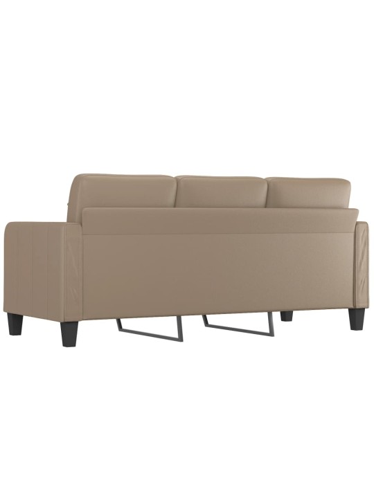 3místná pohovka cappuccino 180 cm umělá kůže