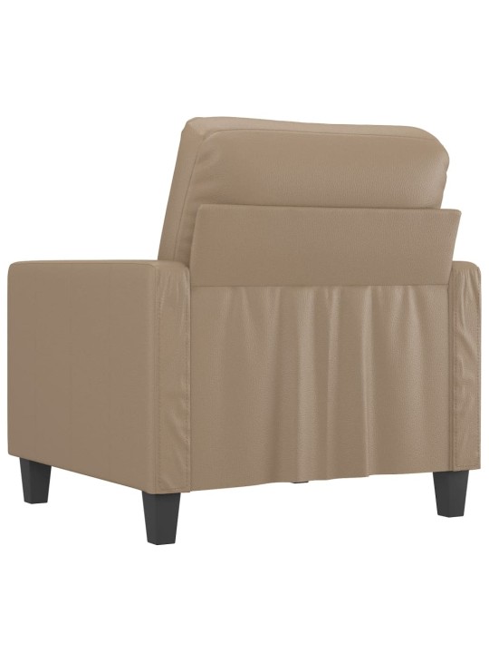 Křeslo cappuccino 60 cm umělá kůže