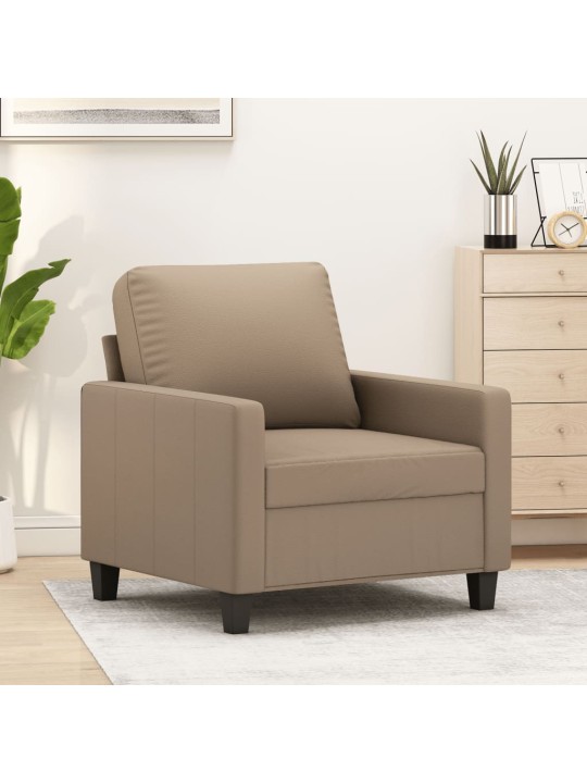 Křeslo cappuccino 60 cm umělá kůže