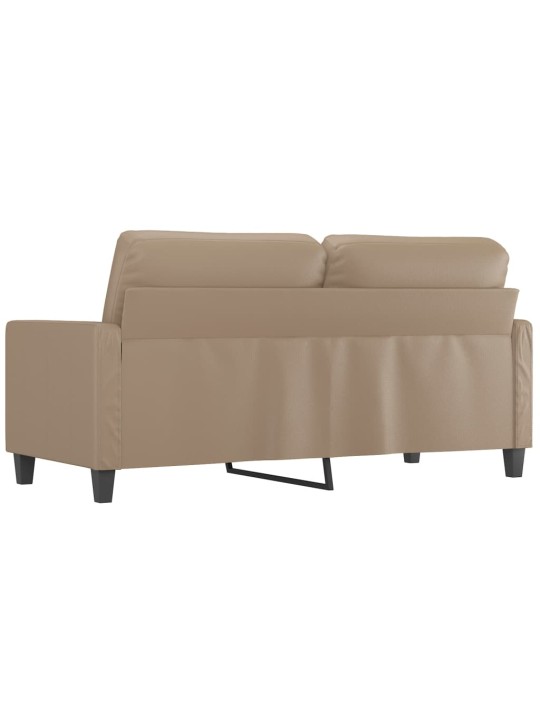 2místná pohovka cappuccino 140 cm umělá kůže