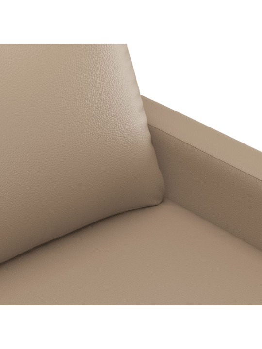 2místná pohovka cappuccino 140 cm umělá kůže