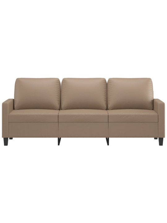 3místná pohovka cappuccino 180 cm umělá kůže