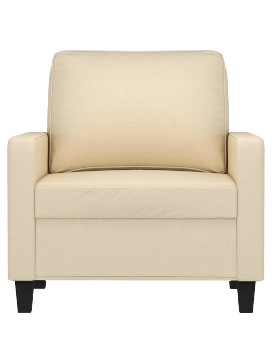 Křeslo krémové 60 cm textil