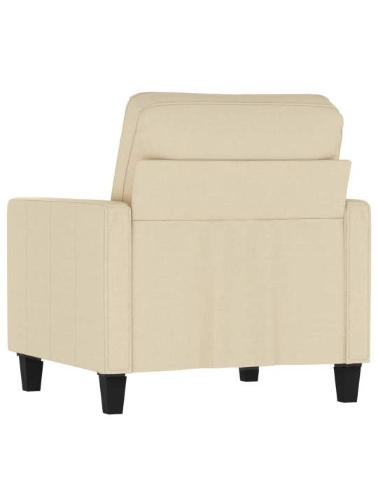 Křeslo krémové 60 cm textil