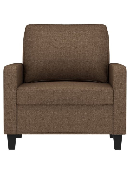 Křeslo hnědé 60 cm textil