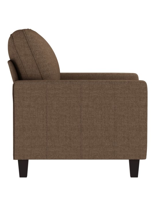 Křeslo hnědé 60 cm textil