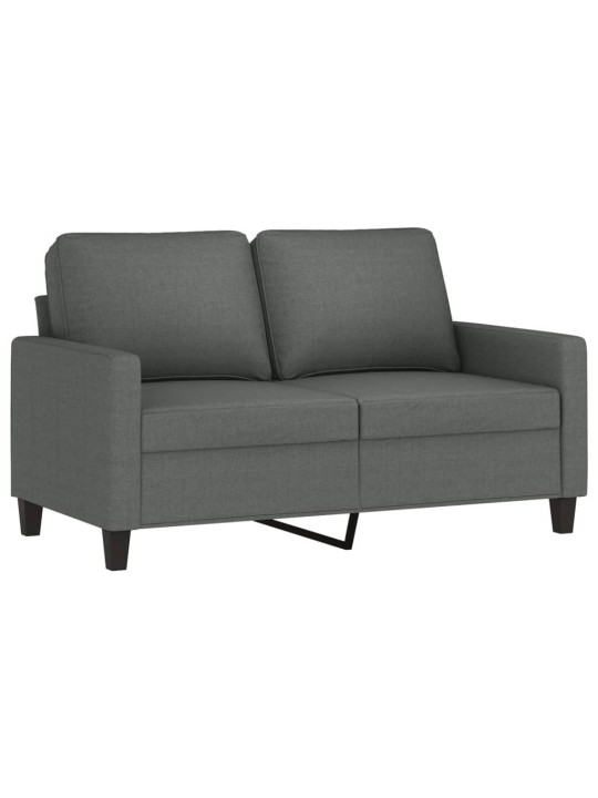 2místná pohovka tmavě šedá 120 cm textil