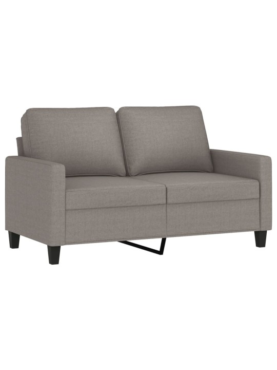 2místná pohovka taupe 120 cm textil
