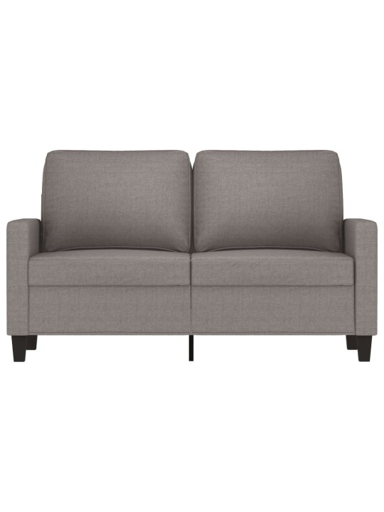 2místná pohovka taupe 120 cm textil