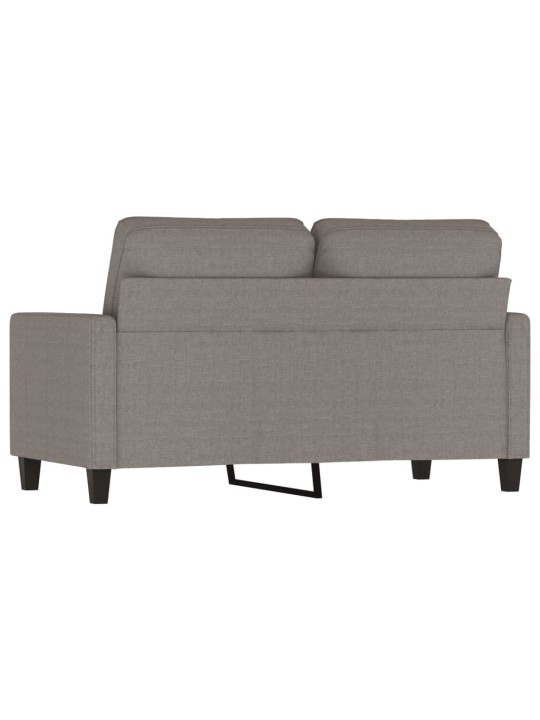 2místná pohovka taupe 120 cm textil