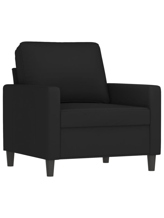 Křeslo černé 60 cm samet