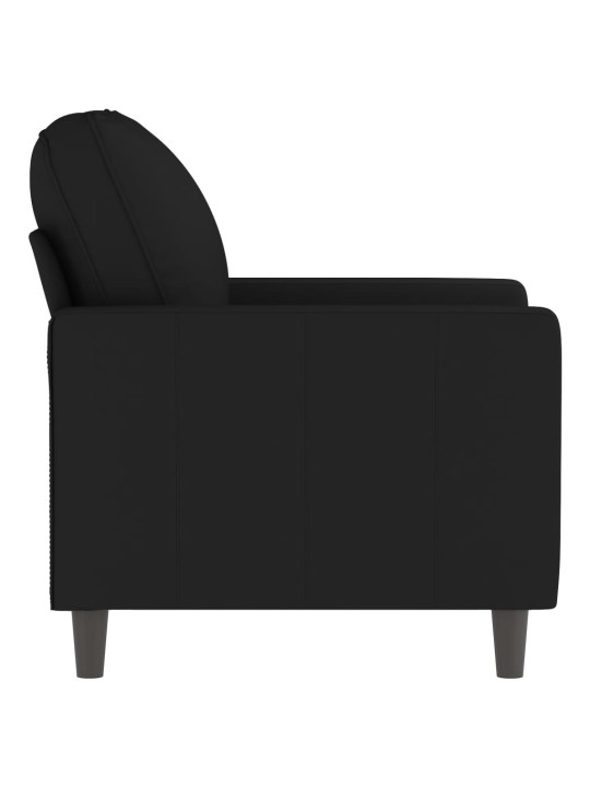 Křeslo černé 60 cm samet