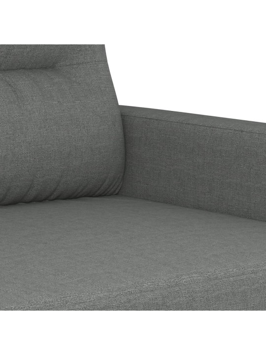 Křeslo tmavě šedé 60 cm textil