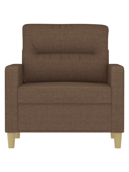 Křeslo hnědé 60 cm textil