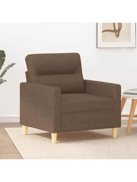 Křeslo hnědé 60 cm textil
