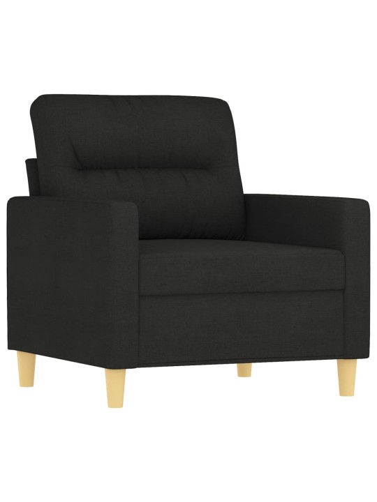 Křeslo černé 60 cm textil