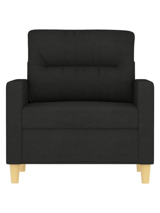 Křeslo černé 60 cm textil