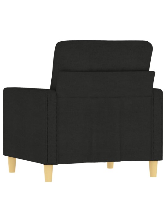 Křeslo černé 60 cm textil