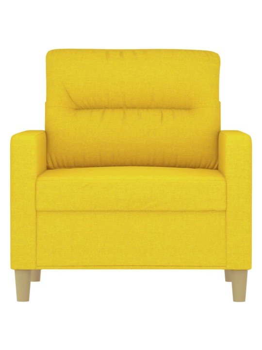 Křeslo světle žluté 60 cm textil