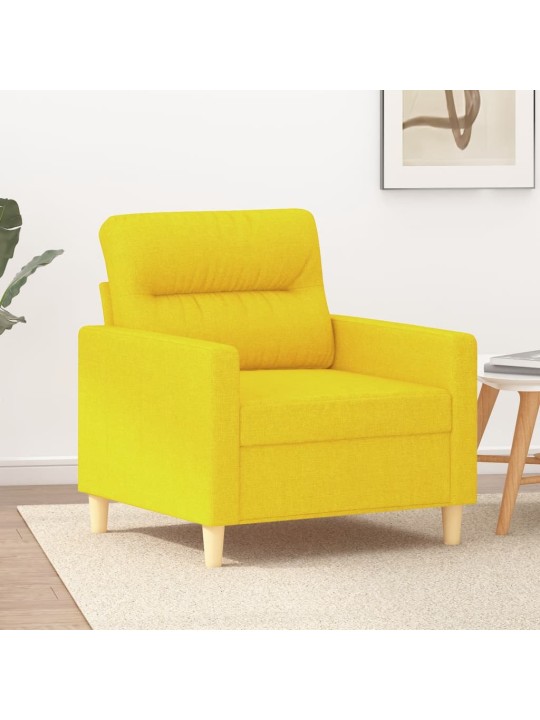 Křeslo světle žluté 60 cm textil