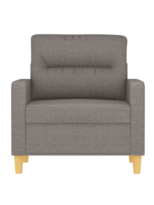 Křeslo taupe 60 cm textil