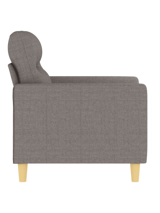 Křeslo taupe 60 cm textil