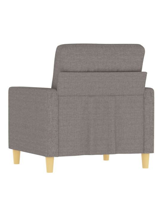 Křeslo taupe 60 cm textil