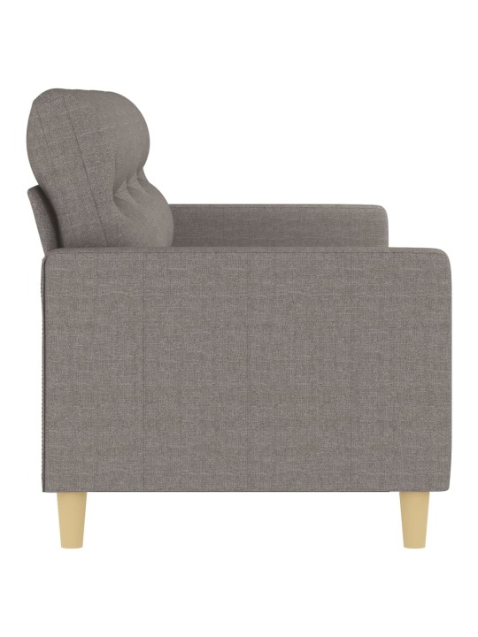 3místná pohovka taupe 180 cm textil