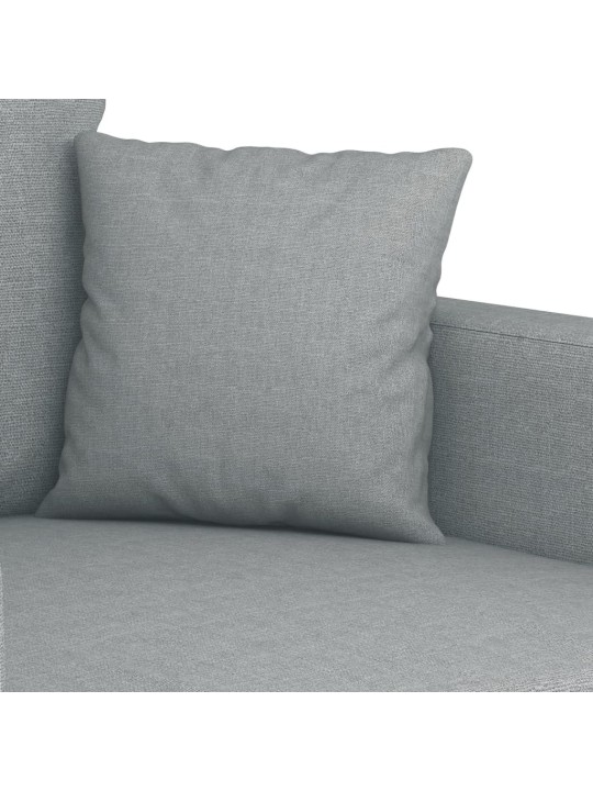 Křeslo světle šedé 60 cm textil