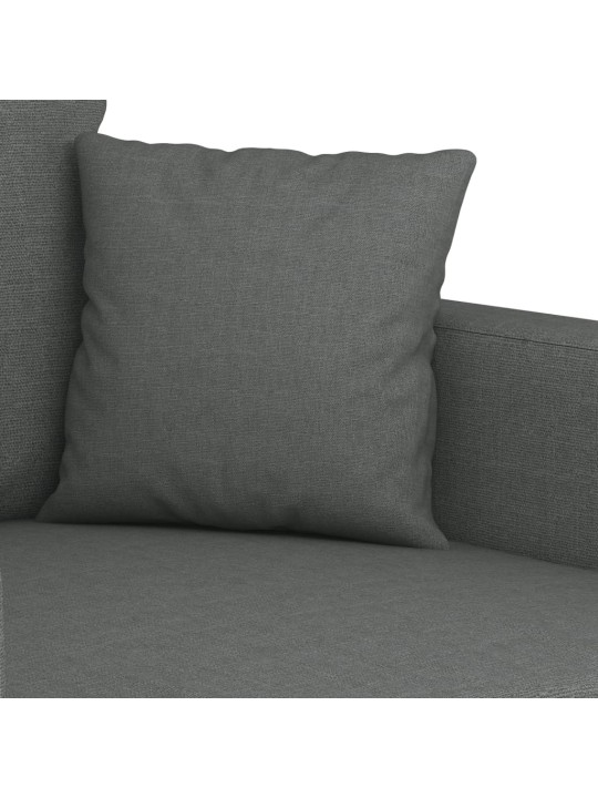Křeslo tmavě šedé 60 cm textil