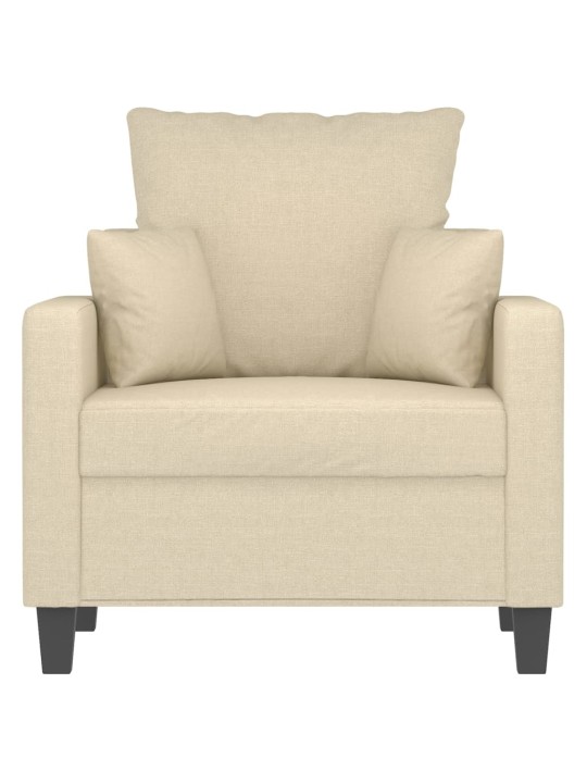 Křeslo krémové 60 cm textil