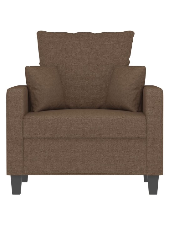 Křeslo hnědé 60 cm textil