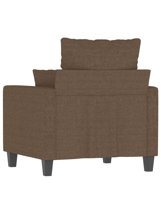 Křeslo hnědé 60 cm textil