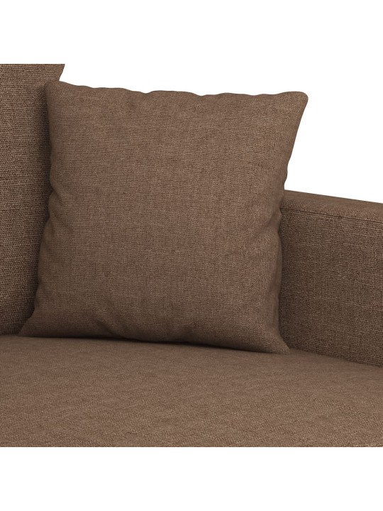 Křeslo hnědé 60 cm textil