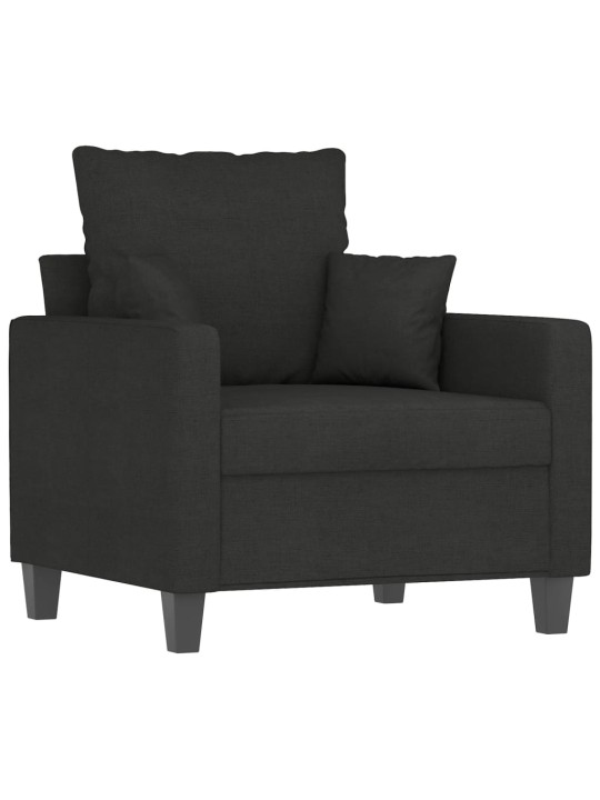 Křeslo černé 60 cm textil