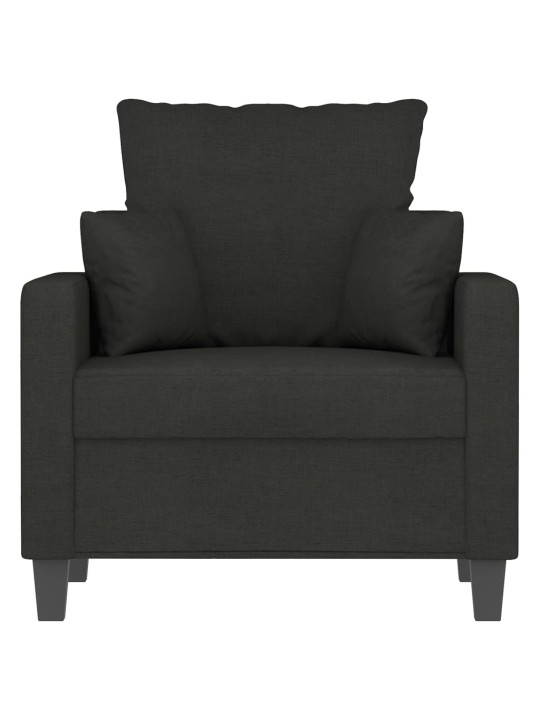 Křeslo černé 60 cm textil