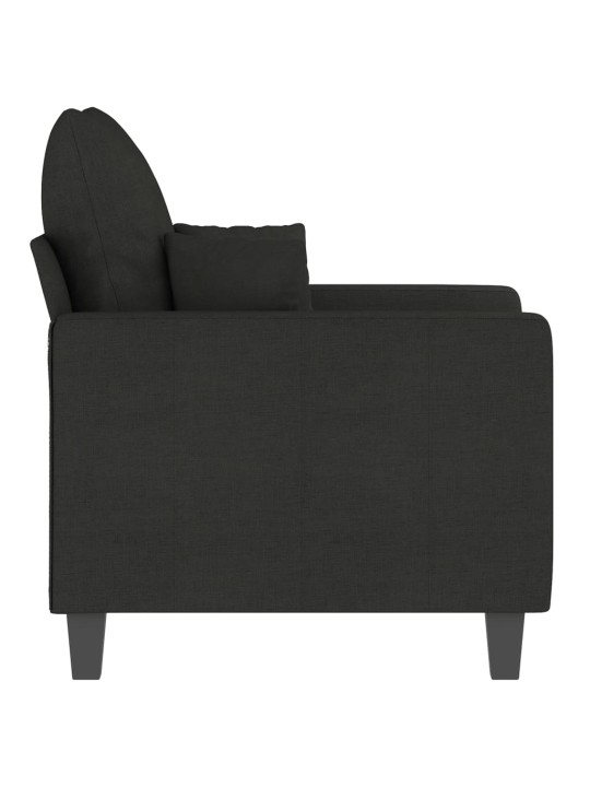 Křeslo černé 60 cm textil