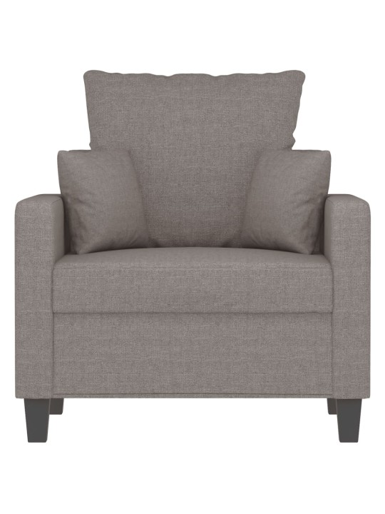 Křeslo taupe 60 cm textil