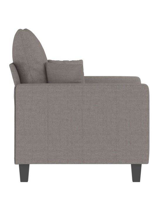 Křeslo taupe 60 cm textil